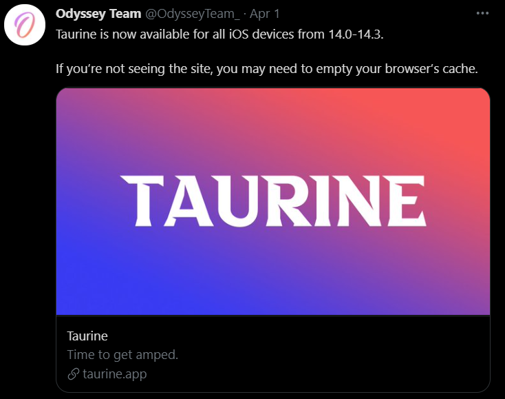 taurine jailbreak